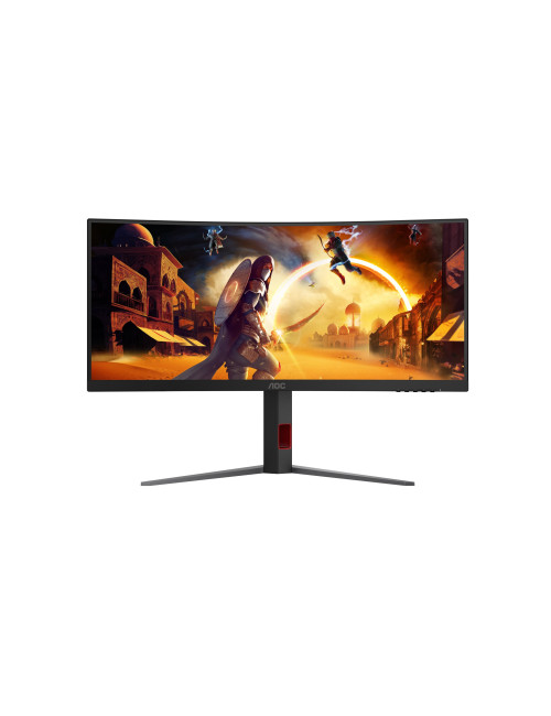 AOC CU34G4Z | 34 " | Fast VA | WQHD | 21:9 | 240 Hz | 1 ms | 3440 x 1440 pixels | 450 cd/m | HDMI ports quantity 2 | Black