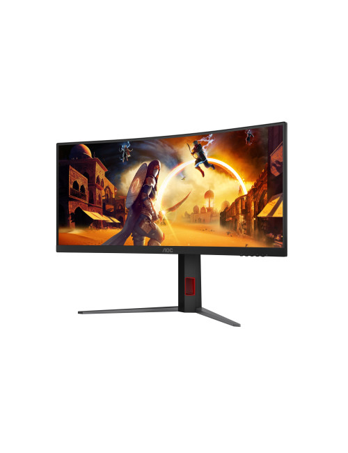 AOC CU34G4Z | 34 " | Fast VA | WQHD | 21:9 | 240 Hz | 1 ms | 3440 x 1440 pixels | 450 cd/m | HDMI ports quantity 2 | Black