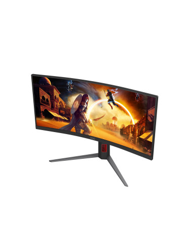 AOC CU34G4Z | 34 " | Fast VA | WQHD | 21:9 | 240 Hz | 1 ms | 3440 x 1440 pixels | 450 cd/m | HDMI ports quantity 2 | Black