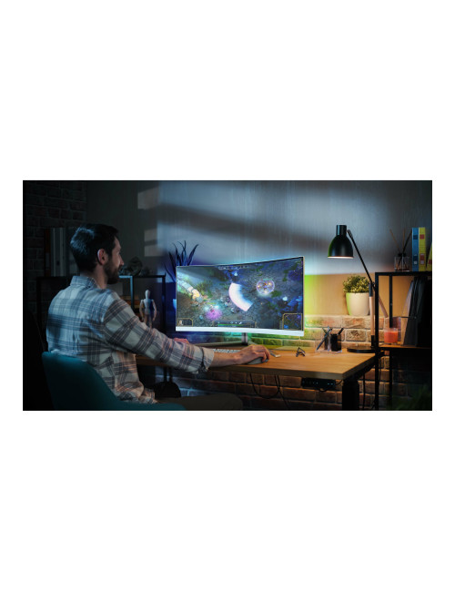 Philips 34M2C5501A/00 | 34 " | VA | WQHD | 21:9 | 180 Hz | 1 ms | 3440 x 1440 pixels | 300 cd/m | HDMI ports quantity 2 | White