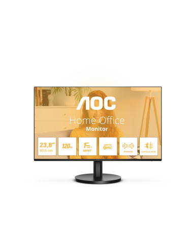 AOC 24B3QA2 | 24 " | IPS | FHD | 16:9 | 120 Hz | 1 ms | 1920 x 1080 pixels | 300 cd/m | HDMI ports quantity 1 | Black