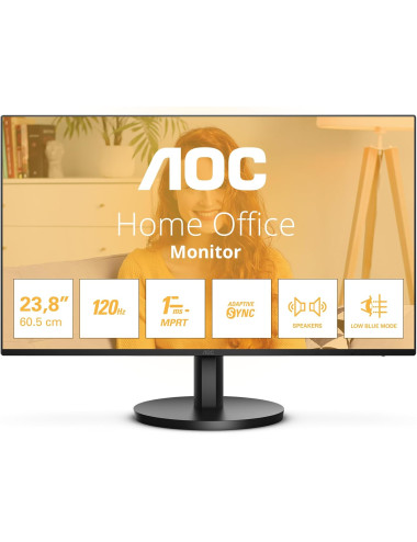 AOC 24B3QA2 | 24 " | IPS | FHD | 16:9 | 120 Hz | 1 ms | 1920 x 1080 pixels | 300 cd/m | HDMI ports quantity 1 | Black