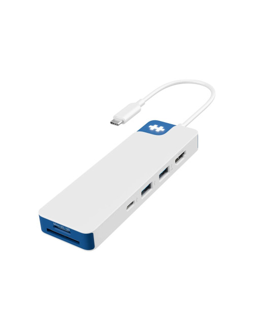 Hyper HyperDrive Flex 8 Port USB-C Hub, Blue | Hyper