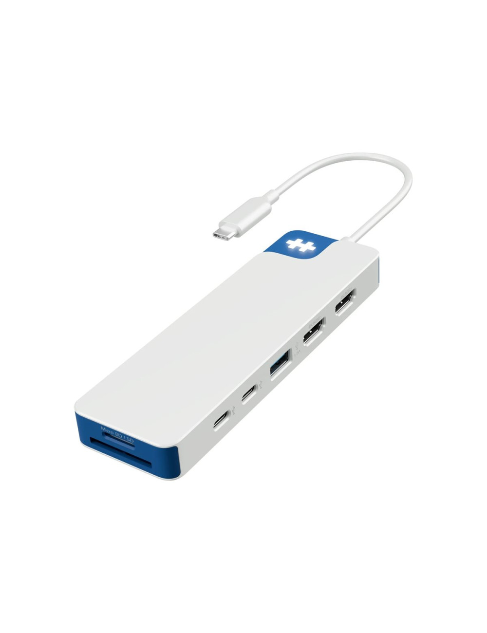 Hyper HyperDrive Flex 9 Port Dual 4K HDMI USB-C Hub, Blue | Hyper