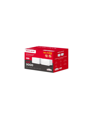 Mercusys Halo H85X(2-pack) AX3000 Whole Home Mesh Wi-Fi 6 System | Mercusys