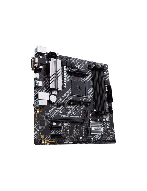 Asus | PRIME B550M-A | Processor family AMD | Processor socket AM4 | DDR4 | Memory slots 4 | Supported hard disk drive interface