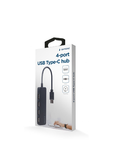 Gembird | 4-port USB Type-C Hub | UHB-CM-U2P4-01