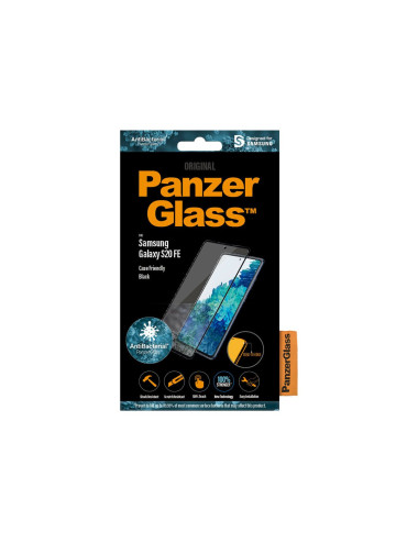 PanzerGlass | Samsung | Galaxy S20 FE CF | Glass | Black | Works with face recognition and is compatible with the in-screen fing