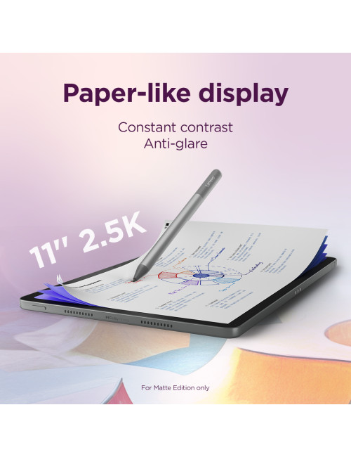 Lenovo Idea Tab 11 2.5K Mediatek Dimensity 6300/8GB/256GB/Android 15/Grey/2Y Warranty | Lenovo Tab (without power adapter) | Ide