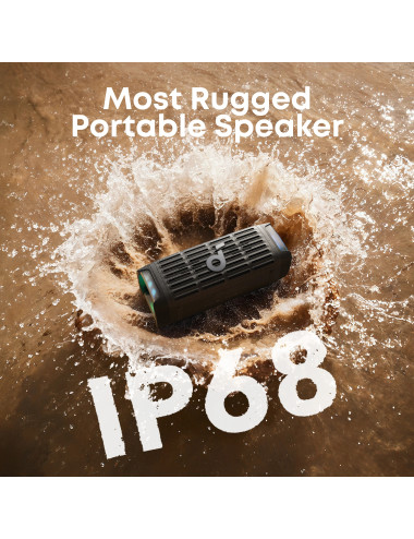 Anker Soundcore Speaker | Boom 3i | 50 W | Waterproof | Bluetooth | Black | Portable | Wireless connection