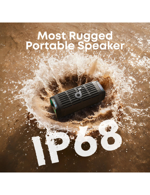 Anker Soundcore Speaker | Boom 3i | 50 W | Waterproof | Bluetooth | Black | Portable | Wireless connection