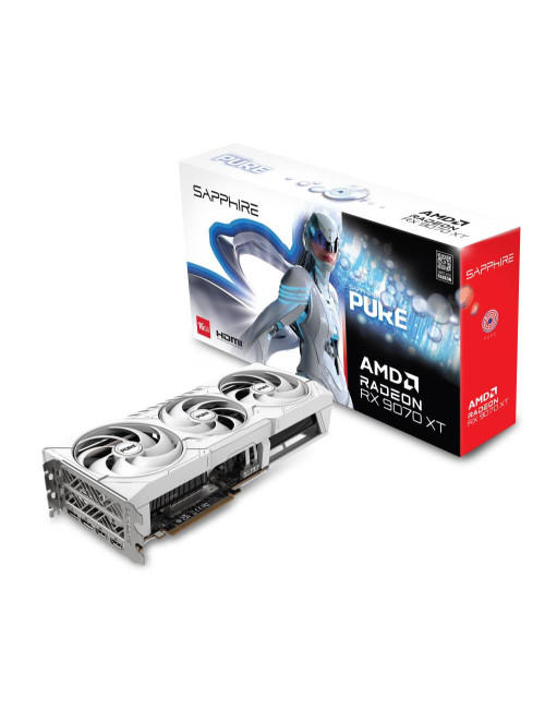 Graphics Card|SAPPHIRE|AMD Radeon RX 9070 XT|16 GB|GDDR6|256 bit|PCIE 5.0 16x|GPU 2460 MHz|Triple slot Fansink|2xHDMI|2xDisplayP