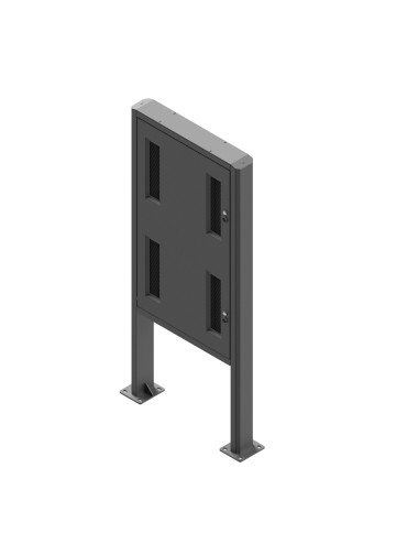 EDBAK | Floor stand | POK101 | 55 " | Maximum weight (capacity) 80 kg | Black