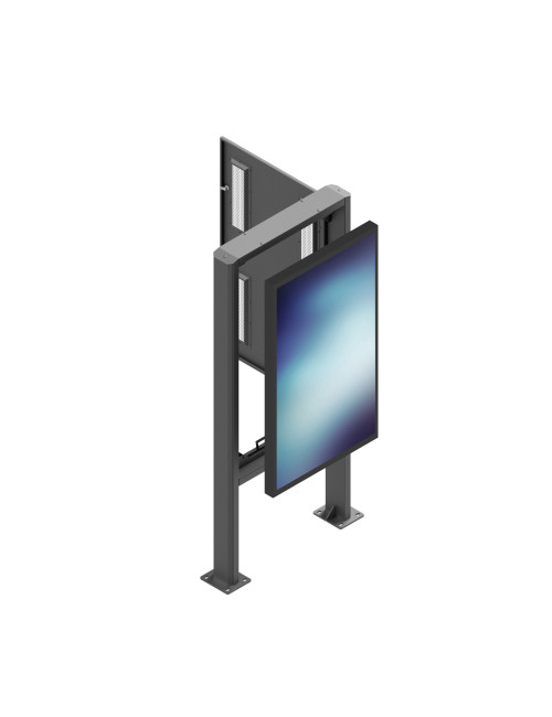 EDBAK | Floor stand | POK101 | 55 " | Maximum weight (capacity) 80 kg | Black