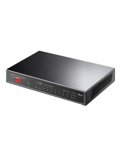 TP-LINK | 10-Port Gigabit Easy Smart Switch with 8-Port PoE+ | TL-SG1210MP | Unmanaged | Desktop | Power supply type External | 