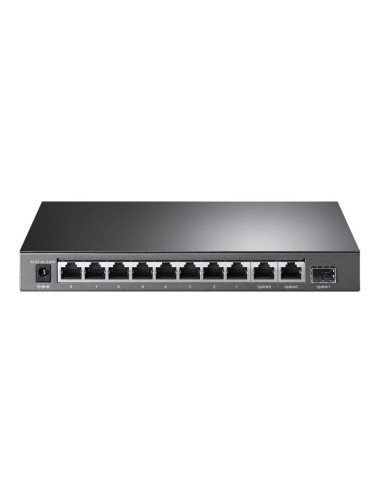 TP-LINK | 10-Port Gigabit Easy Smart Switch with 8-Port PoE+ | TL-SG1210MP | Unmanaged | Desktop | Power supply type External | 