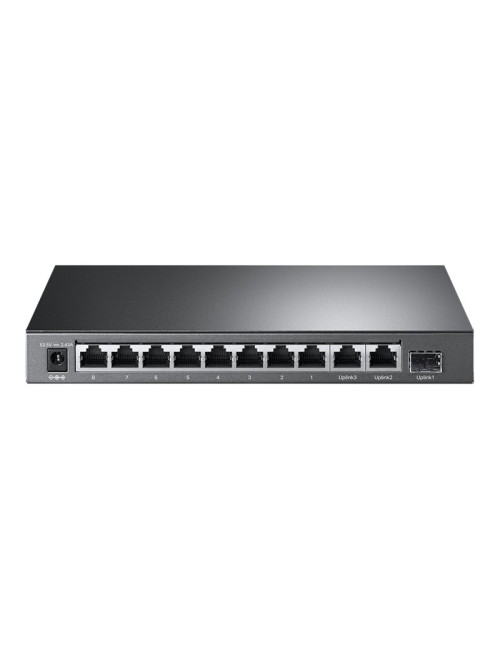 TP-LINK | 10-Port Gigabit Easy Smart Switch with 8-Port PoE+ | TL-SG1210MP | Unmanaged | Desktop | Power supply type External | 