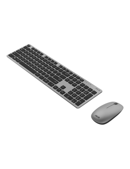 Asus | W5000 | Grey | Keyboard and Mouse Set | Wireless | Mouse included | RU | Grey | 460 g