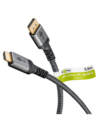 Goobay DisplayPort to HDMI Cable | 65270 | 3 m