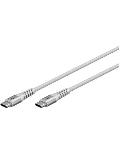 Goobay USB-C Supersoft Textile Cable with Metal Plugs | 70194