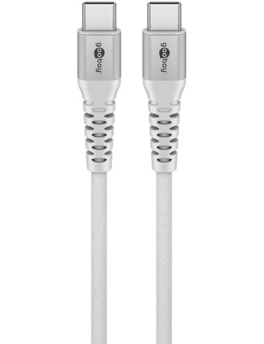 Goobay USB-C Supersoft Textile Cable with Metal Plugs | 70194