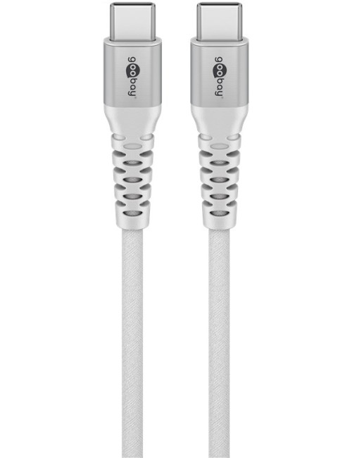Goobay USB-C Supersoft Textile Cable with Metal Plugs | 70194