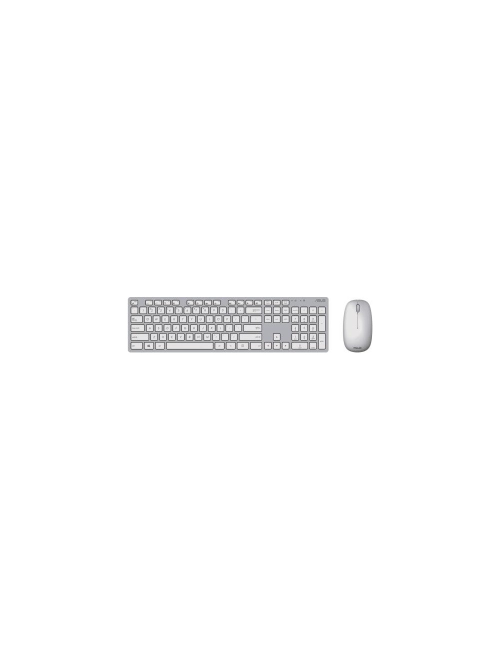 KEYBOARD +MOUSE WRL OPT. W5000/WHITE 90XB0430-BKM3A0 ASUS
