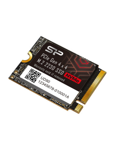 Silicon Power SSD | UD90 2230 | 1000 GB | Solid-state drive interface PCIe Gen 4x4 | Read speed 4900 MB/s | Write speed 3200 MB/
