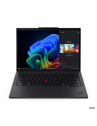 Lenovo ThinkPad T14 G6 (AMD) | Black | 14 " | IPS | WUXGA | 1920 x 1200 pixels | Anti-glare | AMD Ryzen AI 7 PRO | 350 | 32 (2x1