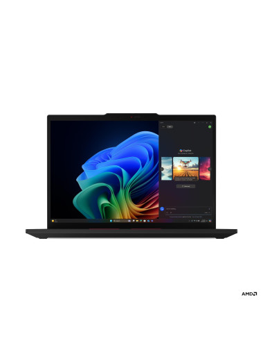 Lenovo ThinkPad T14 G6 (AMD) | Black | 14 " | IPS | WUXGA | 1920 x 1200 pixels | Anti-glare | AMD Ryzen AI 7 PRO | 350 | 32 (2x1