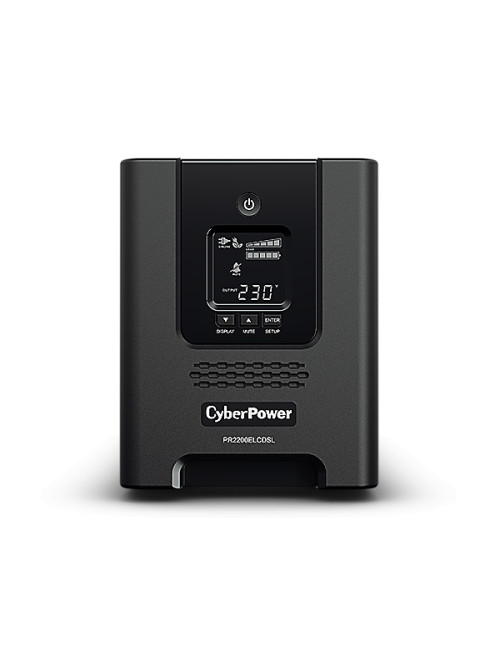 CyberPower | Smart App UPS Systems | PR2200ELCDSL | 2200 VA | 1980 W