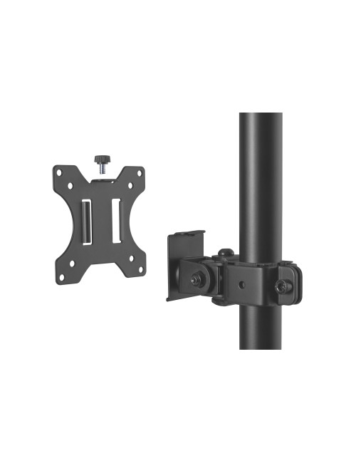 Digitus Desk Mount | DA-90438 | Adjustable Height, Rotate, Tilt, Swivel | 17-32 " | Maximum weight (capacity) 2x8 kg | Black