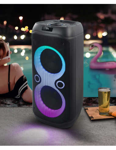 Muse | Portable Party Box Speaker | M-1937 DJ | 600 W | Bluetooth | Black | Portable | Wireless connection