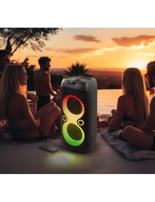 Muse | Portable Party Box Speaker | M-1937 DJ | 600 W | Bluetooth | Black | Portable | Wireless connection