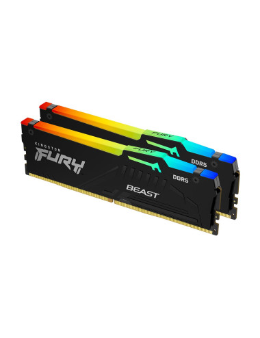 Kingston | Fury Beast RGB | 32 Kit (16GBx2) GB | DDR5 | 4800 MHz | PC/server | Registered No | ECC No