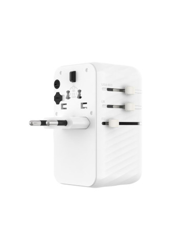Fixed | Voyager 85W travel adapter for EU, UK and USA/AUS, with 4xUSB-C and 1xUSB output | Adapter