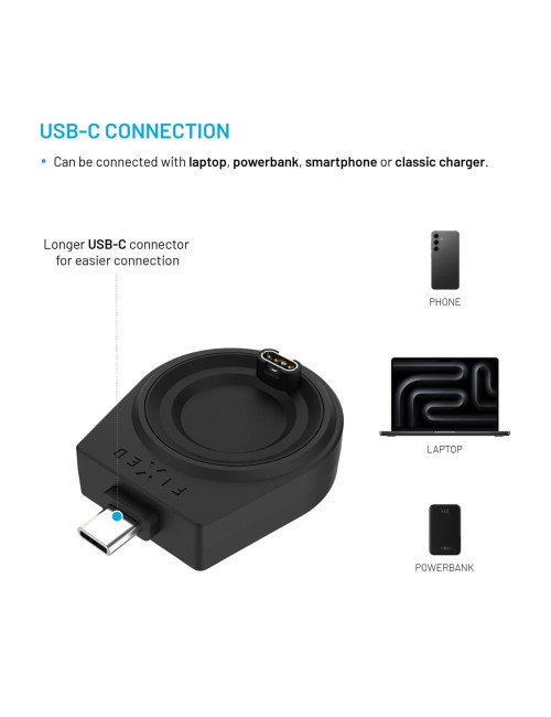 Fixed | Charging USB-C adapter FIXED for smartwatch Garmin Fenix 5/6/7/7X/8, Epix, Venu 2/3/3S, V voactive 3/4/5