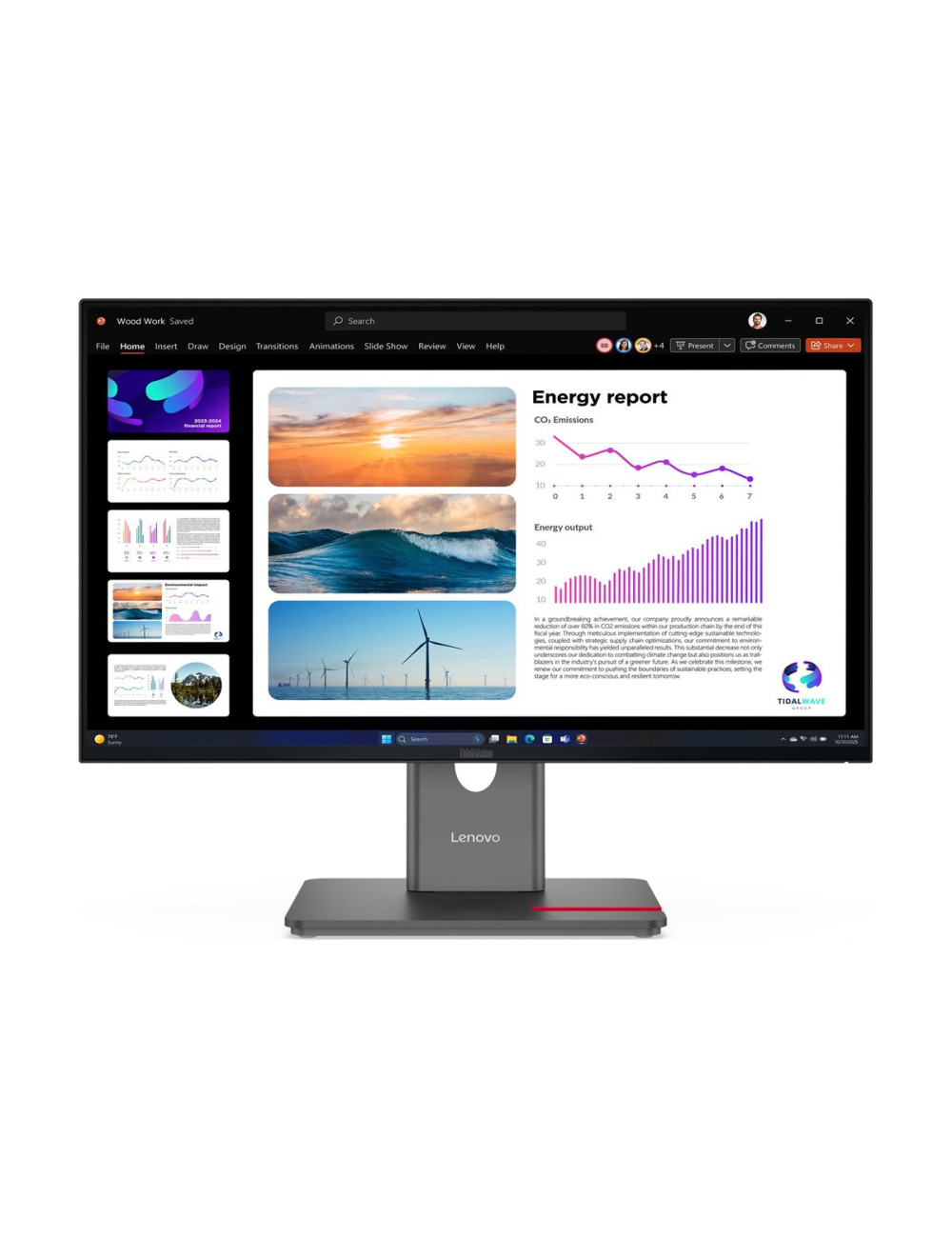 Lenovo ThinkVision P24q-40 23.8 2560x1440/HDMI/USB-C/3Y Warranty | Lenovo
