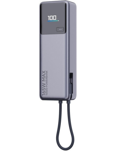 Xiaomi 165W Power Bank (Integrated Cable) | 10000 mAh | USB-C | Gray