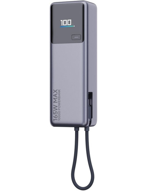 Xiaomi 165W Power Bank (Integrated Cable) | 10000 mAh | USB-C | Gray