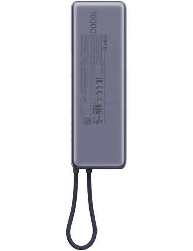 Xiaomi 165W Power Bank (Integrated Cable) | 10000 mAh | USB-C | Gray