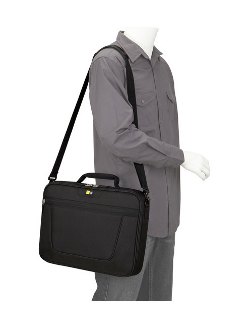 Case Logic | VNCI215 | Fits up to size 15.6 " | Messenger - Briefcase | Black | Shoulder strap