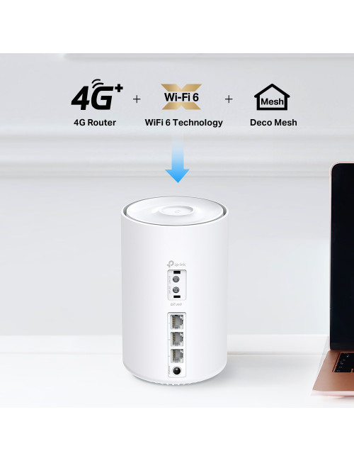 TP-LINK Deco X10-4G(1-pack) 4G+ AX1500 Whole Home Mesh Wi-Fi 6 Router | TP-LINK 4G+ AX1500 Whole Home Mesh Wi-Fi 6 Router | Deco