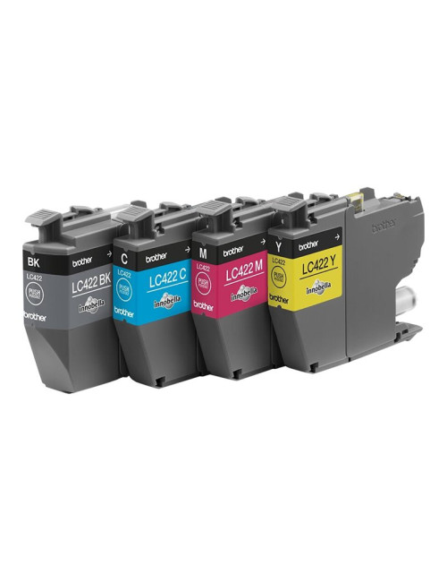 Brother LC422VAL | Ink Cartridge | Black, Cyan, Magenta, Yellow