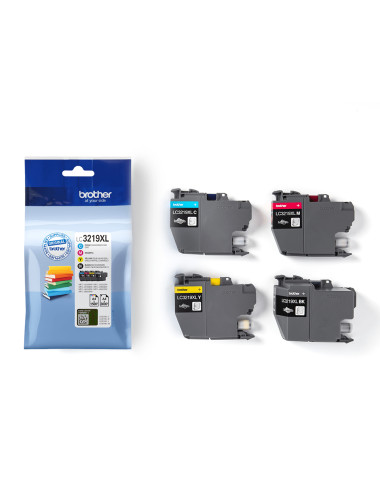 Brother LC3219XLVAL | Ink Cartridges | Black, Cyan, Magenta,Yellow