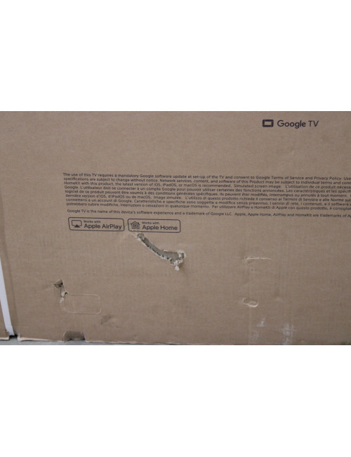 Sony K65S35B Bravia 3 | 65 | Smart TV | Android TV | QFHD | Black | DAMAGED PACKAGING