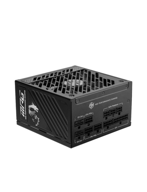 Power Supply|MSI|MPG A850GS PCIE5|ATX 3.1|850 Watts|Efficiency 80 PLUS GOLD|PFC Active|MPGA850GSPCIE5