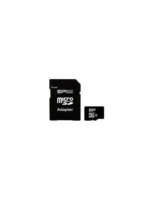 Silicon Power | 16 GB | MicroSDHC | Flash memory class 10 | SD adapter