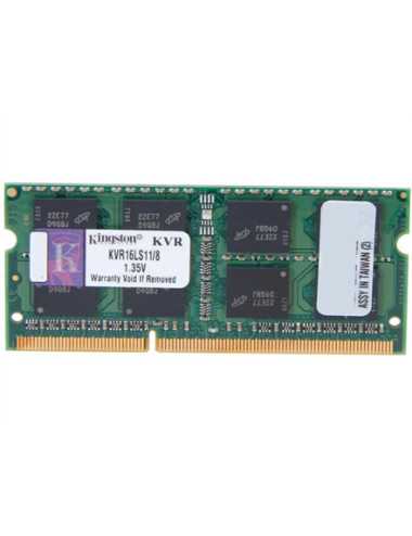 Kingston | 8 GB | DDR3 | 1600 MHz | Notebook | Registered No | ECC No