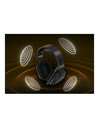 Corsair | Gaming Headset | HS80 Max | Bluetooth | Built-in microphone | Wireless | Steel Gray | Bluetooth | Over-Ear | Wireless